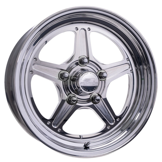Billet Specialties BSPRS23540F6122 Street Lite Wheel 15X4 2.25 BS 5X4.75 BC