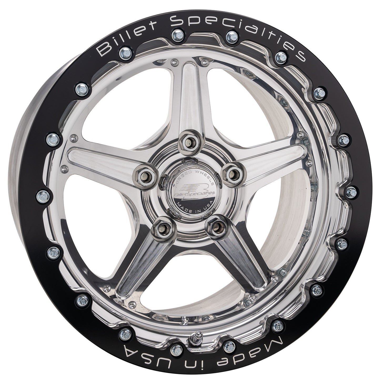 Billet Specialties BSPRSB23515L6165 Street Lite Wheel Polished 15x15 6.50in BS