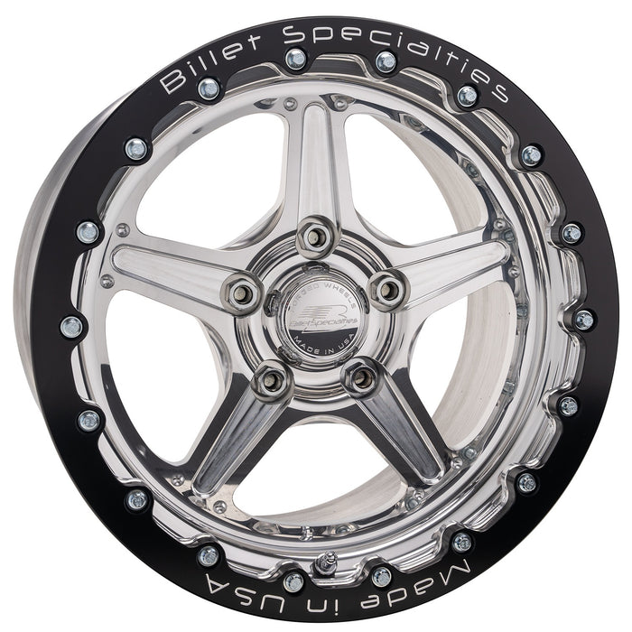 Billet Specialties BSPRSB23515L6165 Street Lite Wheel Polished 15x15 6.50in BS