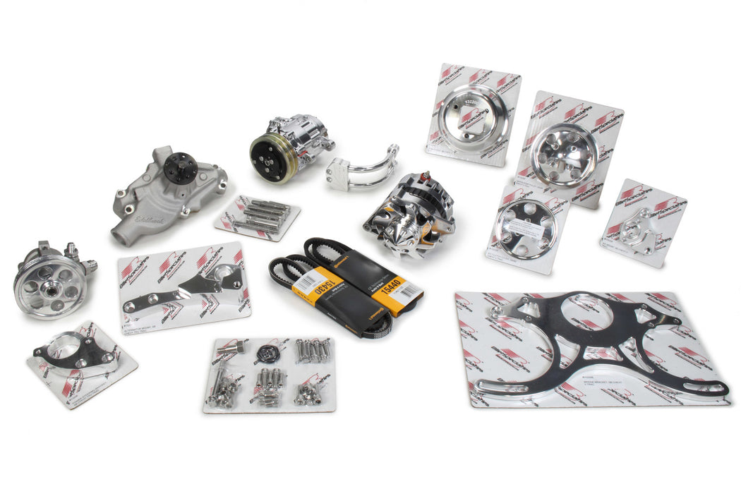 Billet Specialties BSPV3220 SBC V-Trac Pulley Sys.