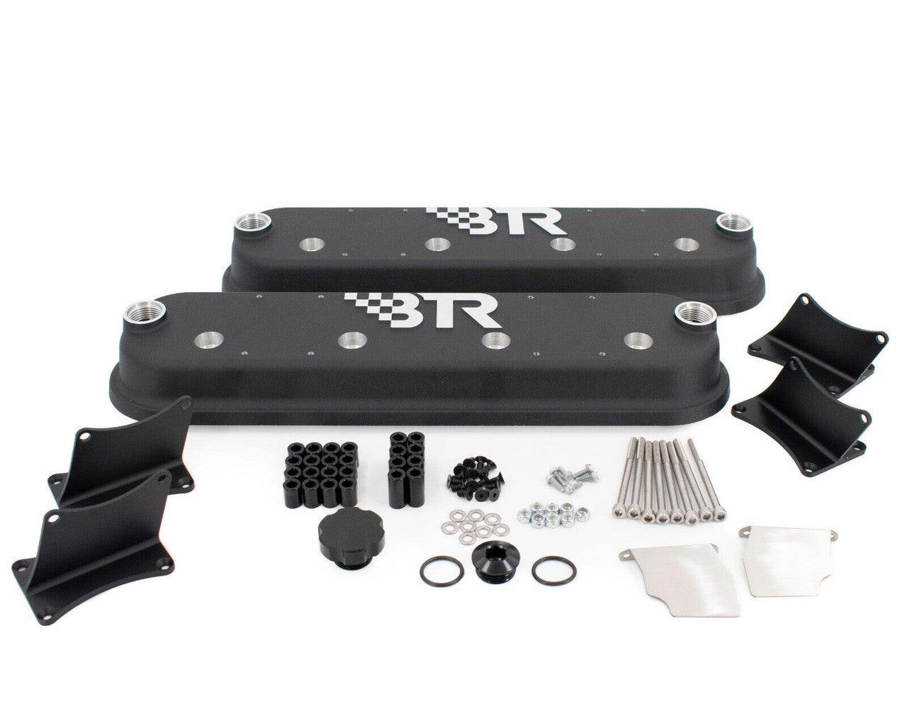 Brian Tooley Racing BTRVCA-02-BLK-CM Valve Covers w/Coil Mounts - Black
