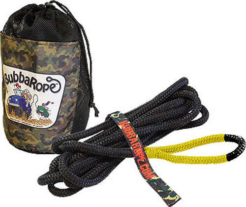 Bubba Rope BUB176650YWG Lil Bubba Rope 1/2in X 20ft YelloW Eyes