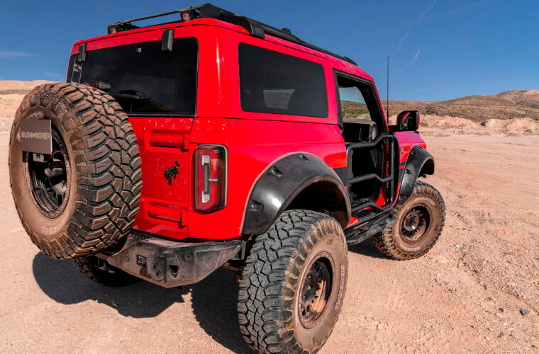 Bushwacker 20965-02 21-22 Ford Bronco (2 Door) Pocket Style Fender Flares - 4pc Smooth