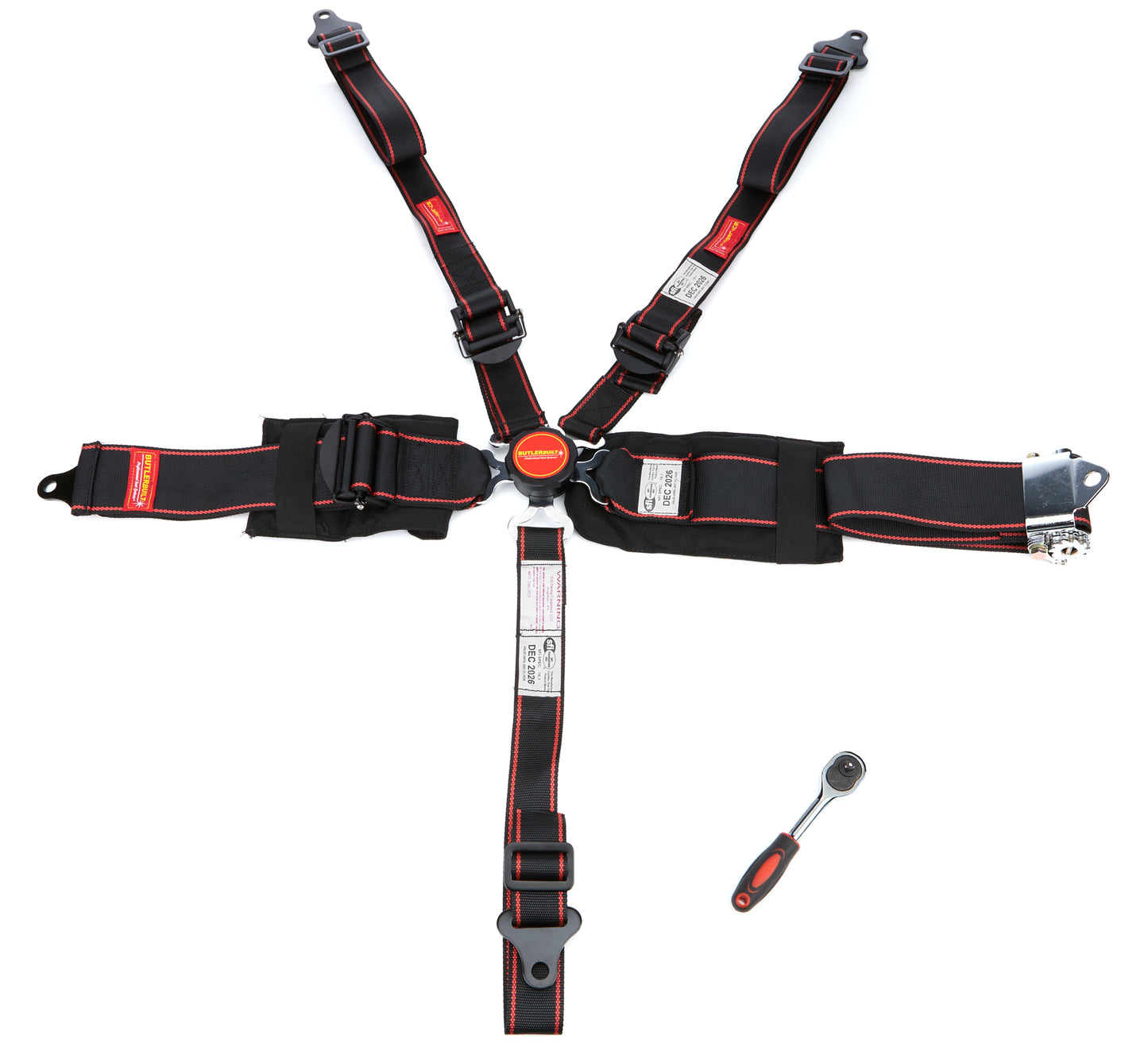 Butlerbuilt BUTBB1220200 Harness Elite 5pt Camlock P/U Ratchet Blk
