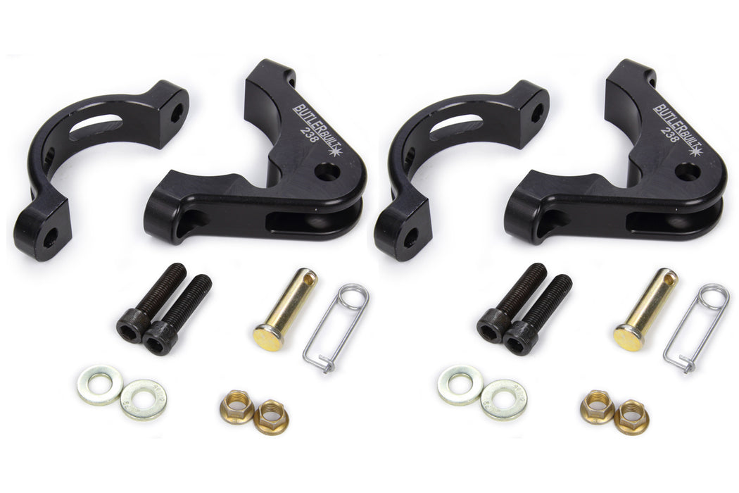 Butlerbuilt BUTBBP-4921-1-CA-238-2 2-3/8 Axle Tether Clamps Only Pair
