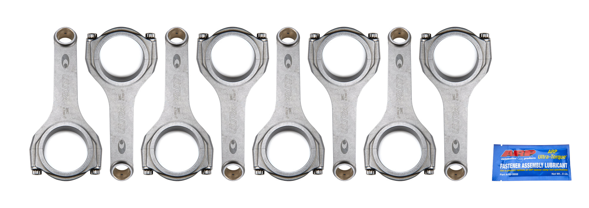 Callies CALU16230 BBC Forged H-Beam Rods 6.700