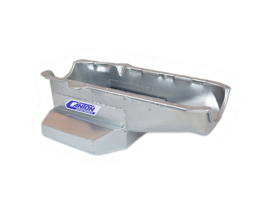 Canton CAN15-240 SBC Vette Road Race Oil Pan - 2pc. Rear Main