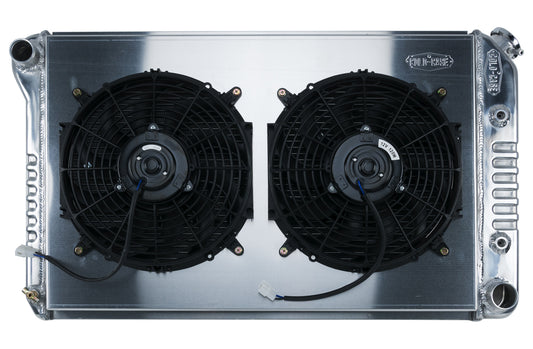 Cold Case Radiators CCRCHC545AK 70-81 Camaro Radiator & 12in Fan Kit AT