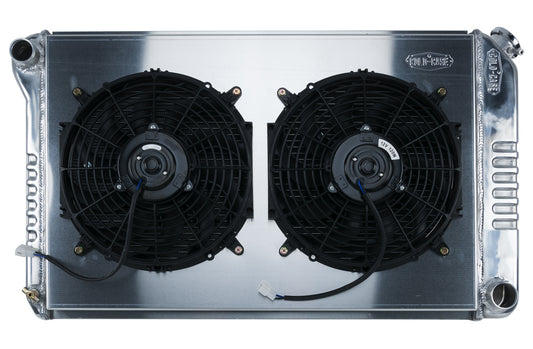 Cold Case Radiators CCRCHC545K 70-81 Camaro Radiator & 12in Fan Kit MT