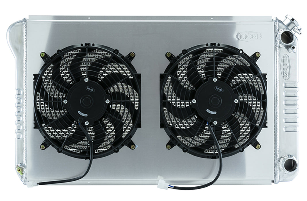 Cold Case Radiators CCRCHC557AK 70-81 Camaro/Firebird LS Swap Radiator & 12in Fan