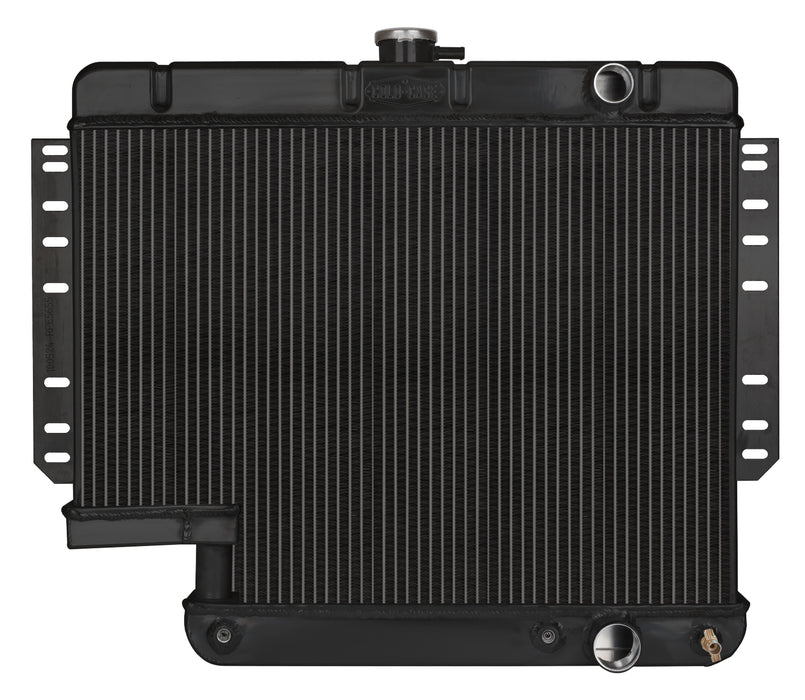 Cold Case Radiators CCRCHI565A-5B 61-65 Impala Radiator w/500 Steering Box Black