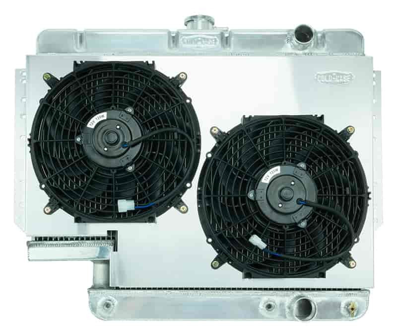 Cold Case Radiators CCRCHI565A-5K Aluminum Radiator 61-65 Impala w/500 Steer Box