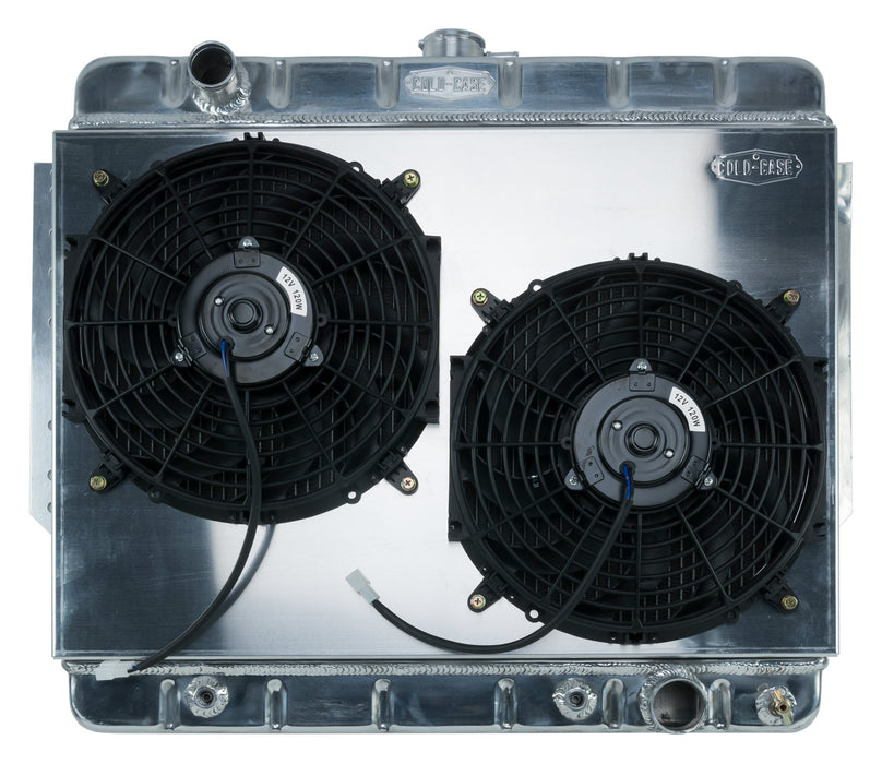 Cold Case Radiators CCRCHI566AK 66-68 Impala Radiator Dual 12in Fans