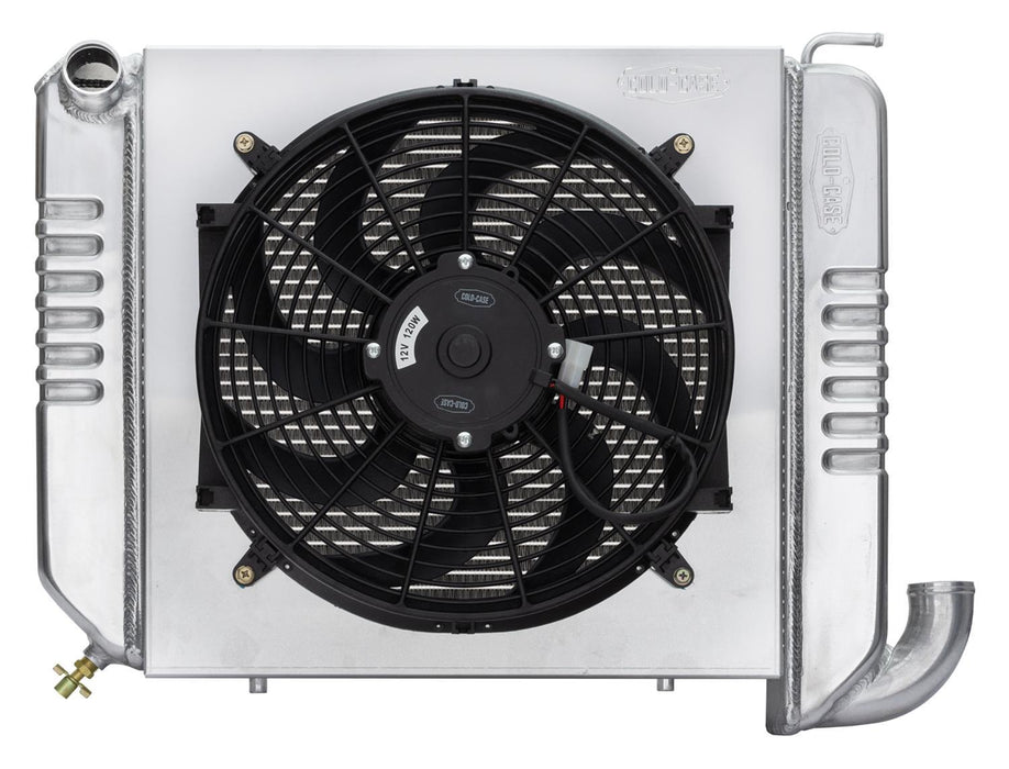 Cold Case Radiators CCRCHV709K 63-64 Corvette Radiator w/ 16in Fan Kit