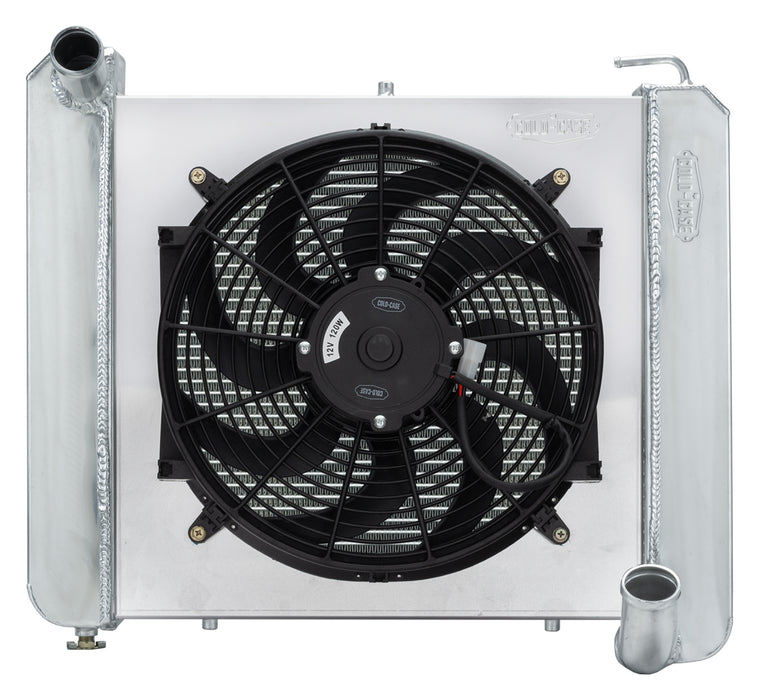 Cold Case Radiators CCRCHV711K 61-62 Corvette Radiator w/ 16in Fan Kit