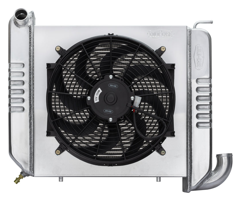 Cold Case Radiators CCRCHV712AK 65-68 Corvette Radiator w/ 16in Fan Kit