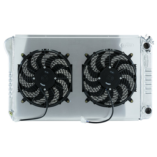 Cold Case Radiators CCRGMA546AK 68-72 A-Body LS Swap Rad iator &Dual 12in Fan