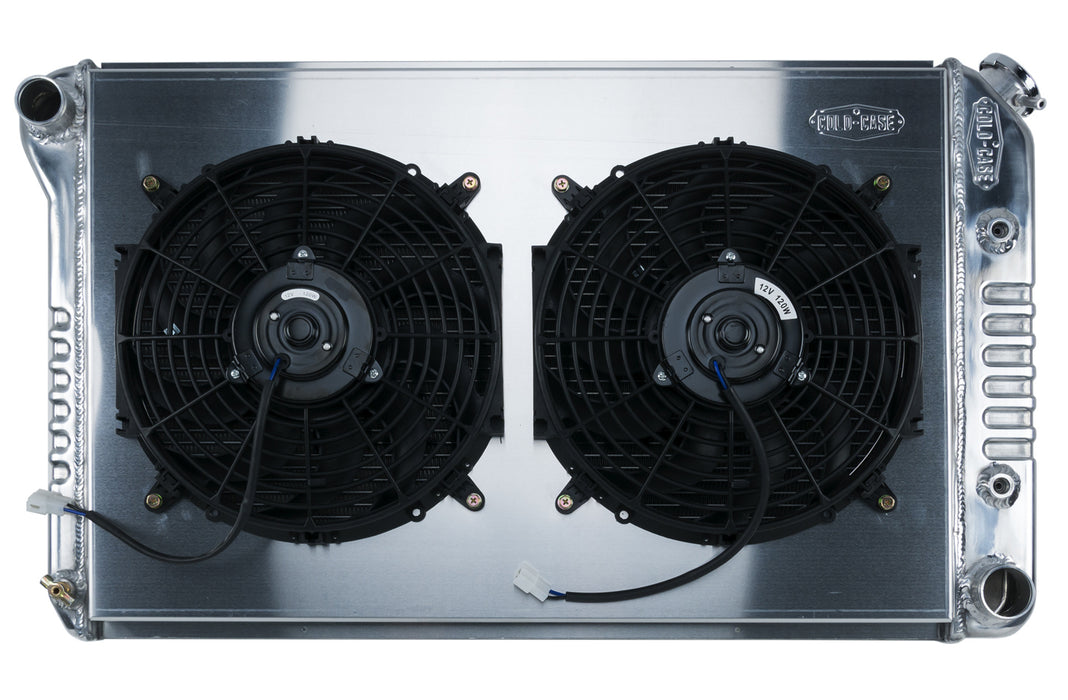 Cold Case Radiators CCRGMG544AK 78-88 GM G-Body Radiator & 12in Dual Fan Kit AT