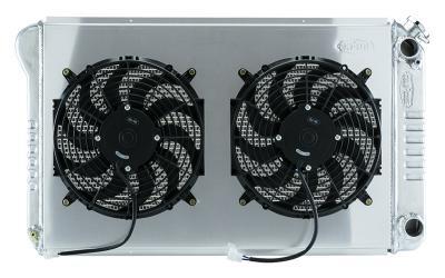 Cold Case Radiators CCRGMT556A21SSK 77-87 GM P/U Radiator AT 21in Dual 14in Fans