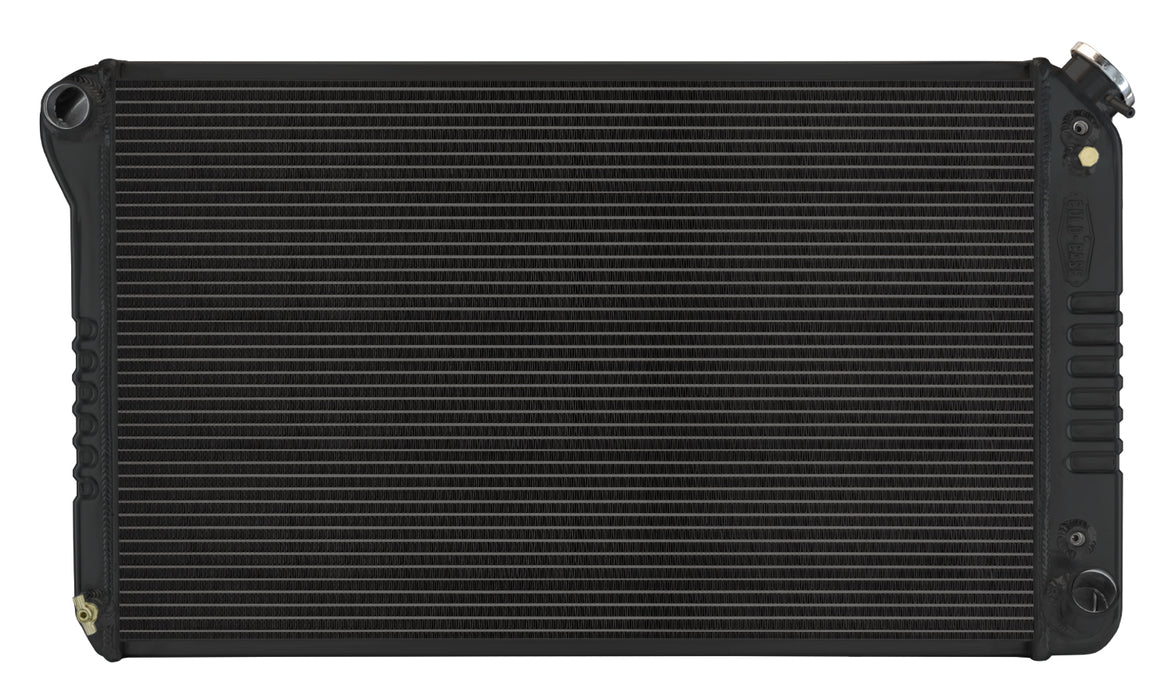 Cold Case Radiators CCRGMT558AB 67-76 GM P/U Radiator AT Black