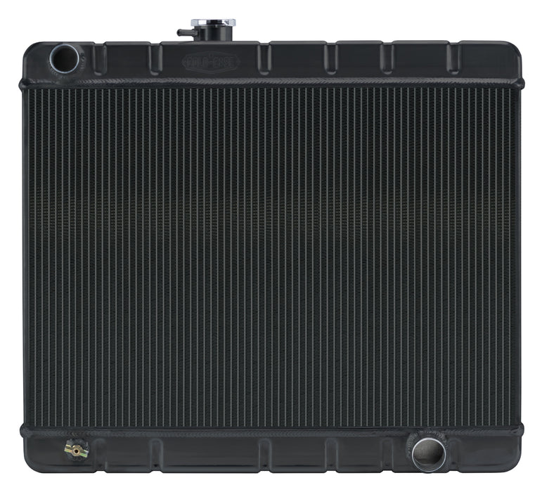 Cold Case Radiators CCRGPG34B 66-67 GM A-Body Radiator MT Black