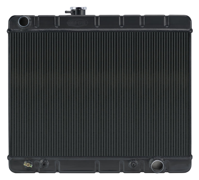 Cold Case Radiators CCRGPG38AB 66-67 GTO Radiator w/AC AT Black