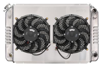 Cold Case Radiators CCRLMM576K 79-93 Mustang LS Swap Swap Radiator w/Fan