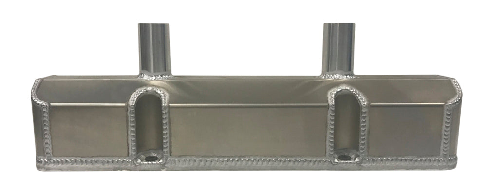 Champ Pans CHACP1147-6 SBC LH Fab Alm Valve Cover w/2- Tubes
