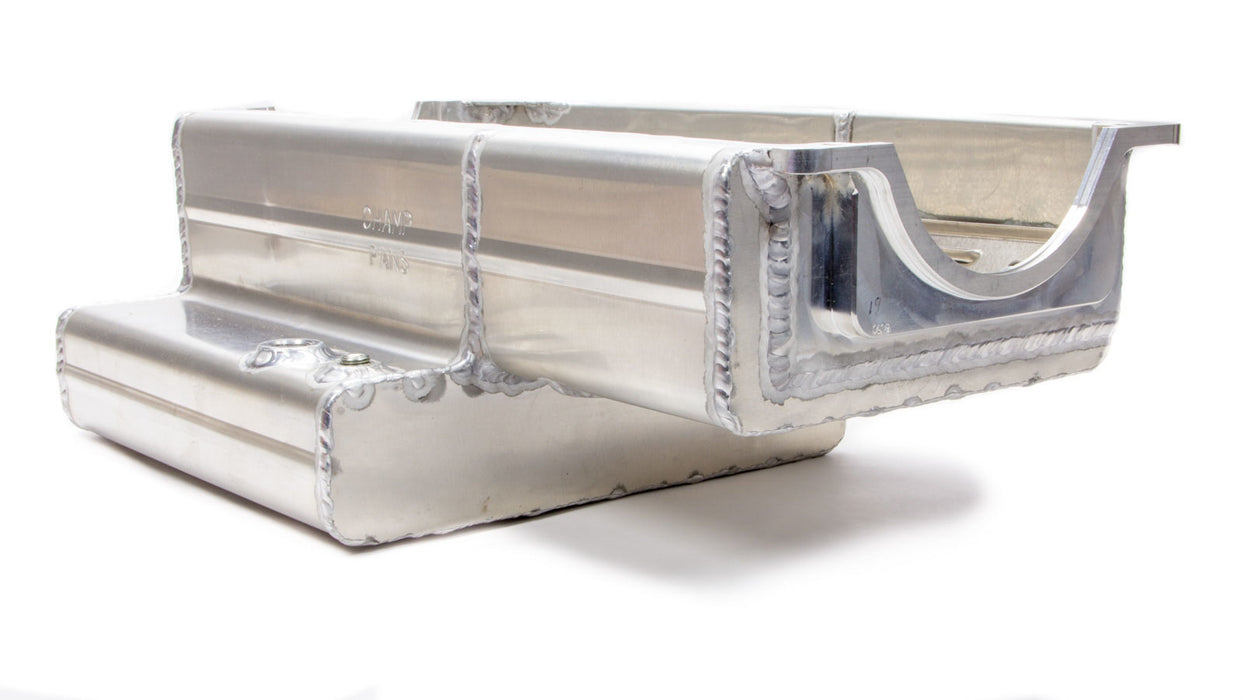 Champ Pans CHAPRO1100KO SBC Alm Oil Pan 8qts 7in Deep w/Kickout