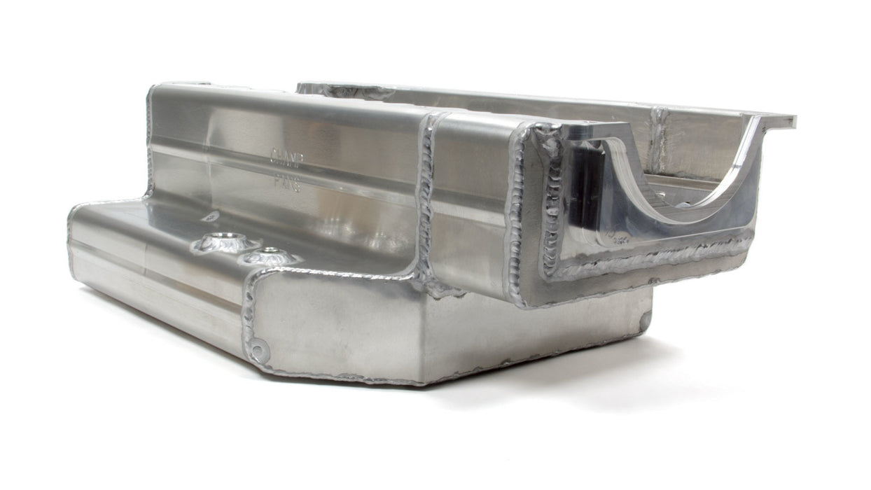 Champ Pans CHAPRO1102KO SBC Alm Oil Pan 9.5qts 7in Deep w/Kickout