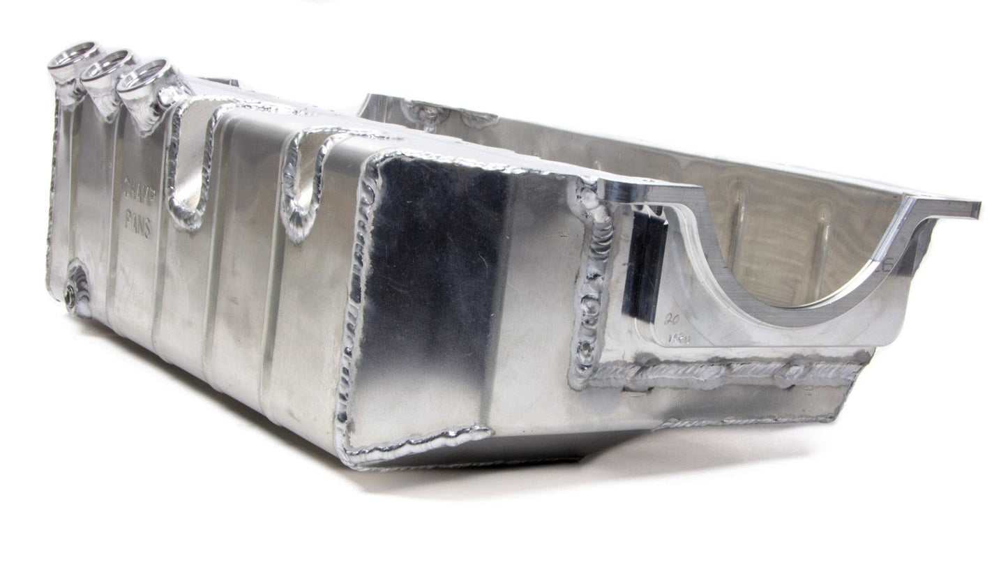 Champ Pans CHAPRO171R3 SBC Alumimun Oil Pan - Dry-Sump w/6in. Depth