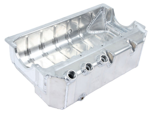 Champ Pans CHAPRO181R3 SBC Dry Sump Oil Pan w/ Dart Block #12AN ORB