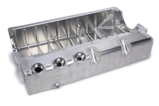 Champ Pans CHAPRO182R3A SBC Dry Sump Oil Pan w/ Dart Block #12AN ORB
