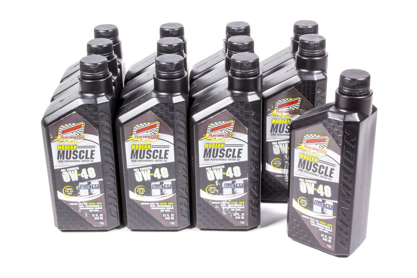 Champion Brand CHO4402H-12 Modern Muscle 0w40 Oil Case 12x1Qt Full Syn.