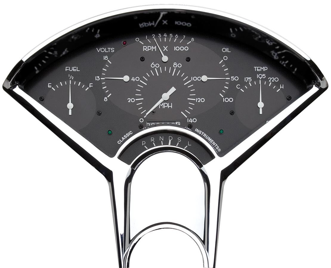 Classic Instruments CLABE01BB Bel Era Gauge Set Black