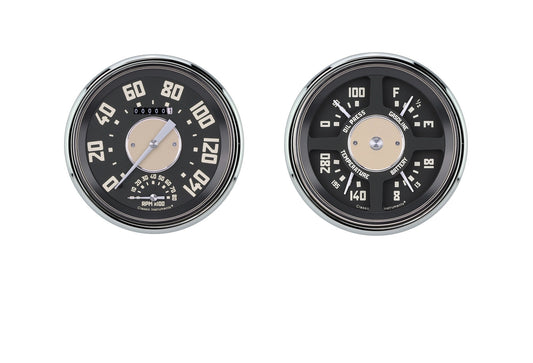 Classic Instruments CLACT47OE62 47-53 Chevy Truck Quad Gauge w/Tach