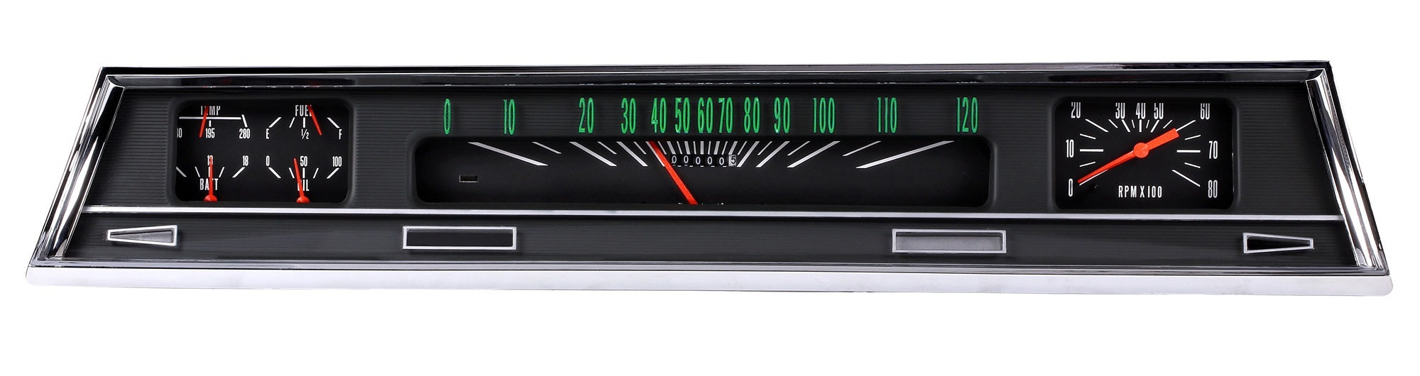Classic Instruments CLACV66B 66-67 Chevelle Gauges Black