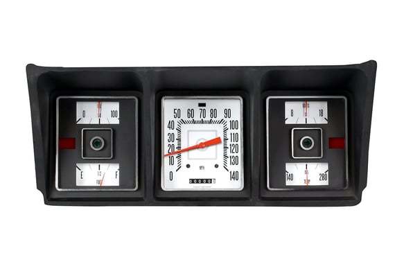 Classic Instruments CLAFT73W 73-79 Ford P/U Gauge Set White