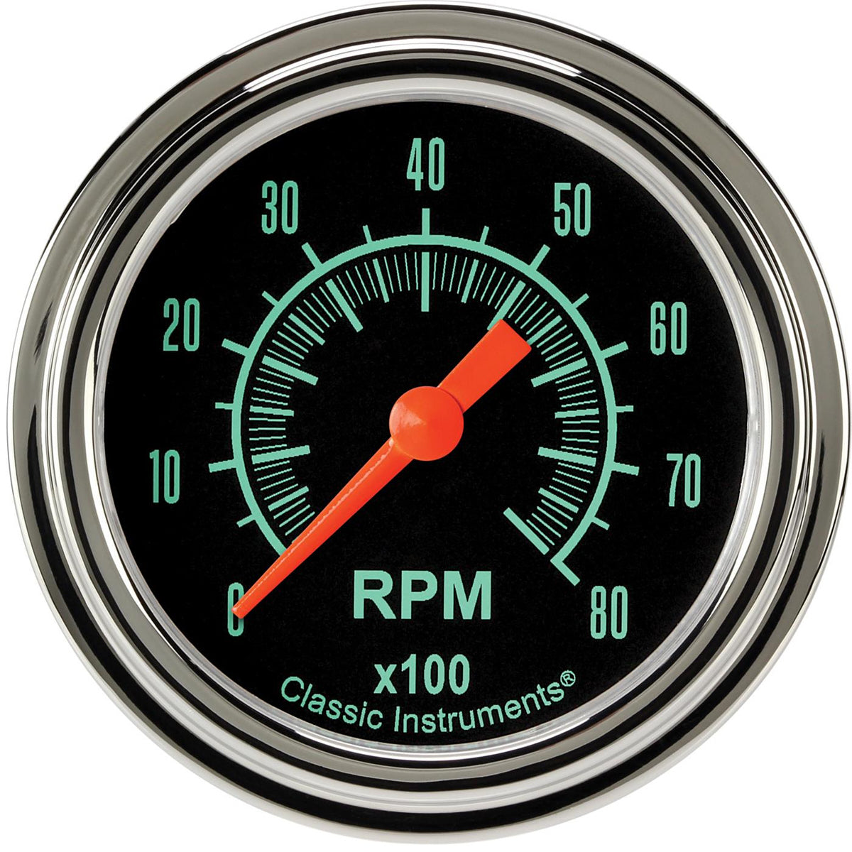 Classic Instruments CLAGS383SLF G/Stock Tachometer 2-5/8 Full Sweep