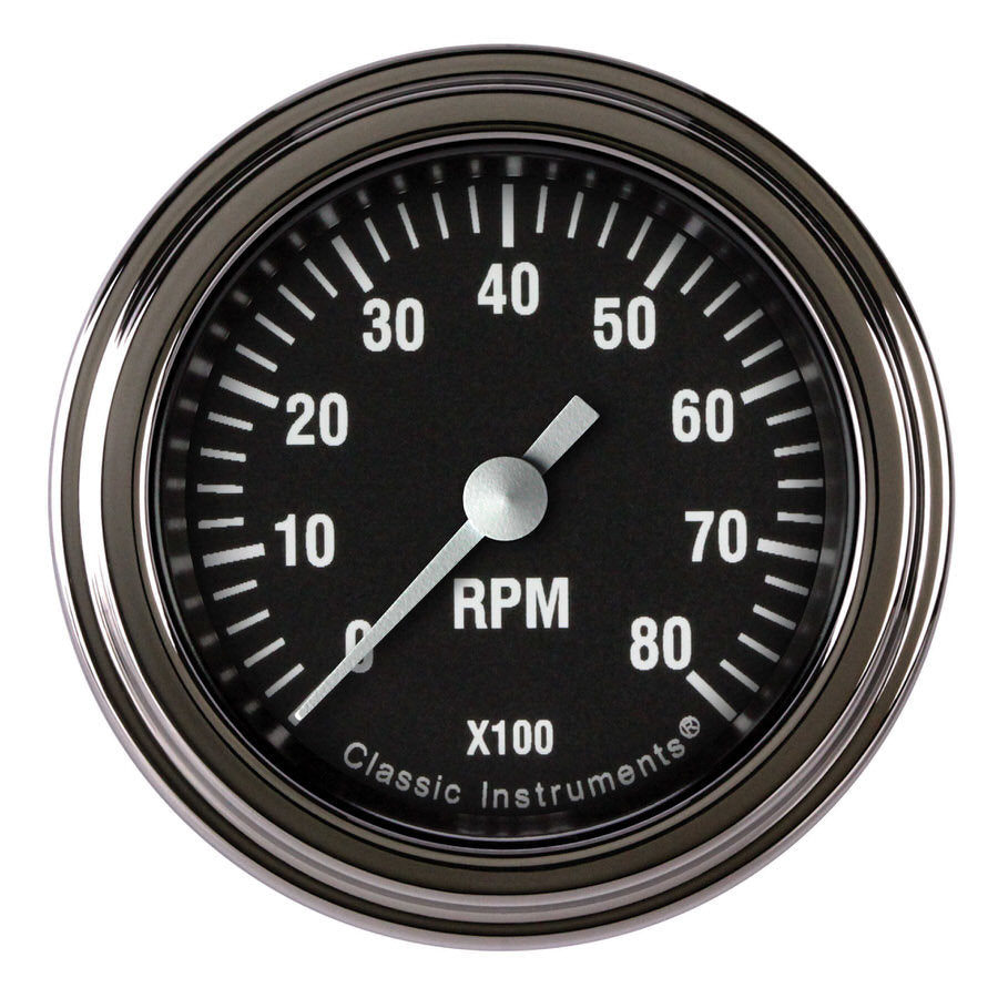 Classic Instruments CLAHR183SLF Hot Rod Tachometer 2-1/8 Full Sweep