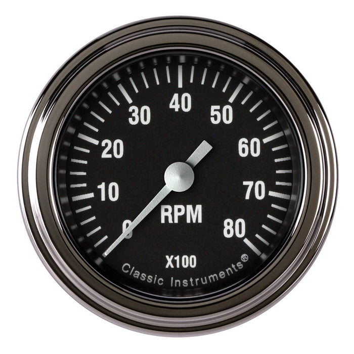 Classic Instruments CLAHR183SLF Hot Rod Tachometer 2-1/8 Full Sweep