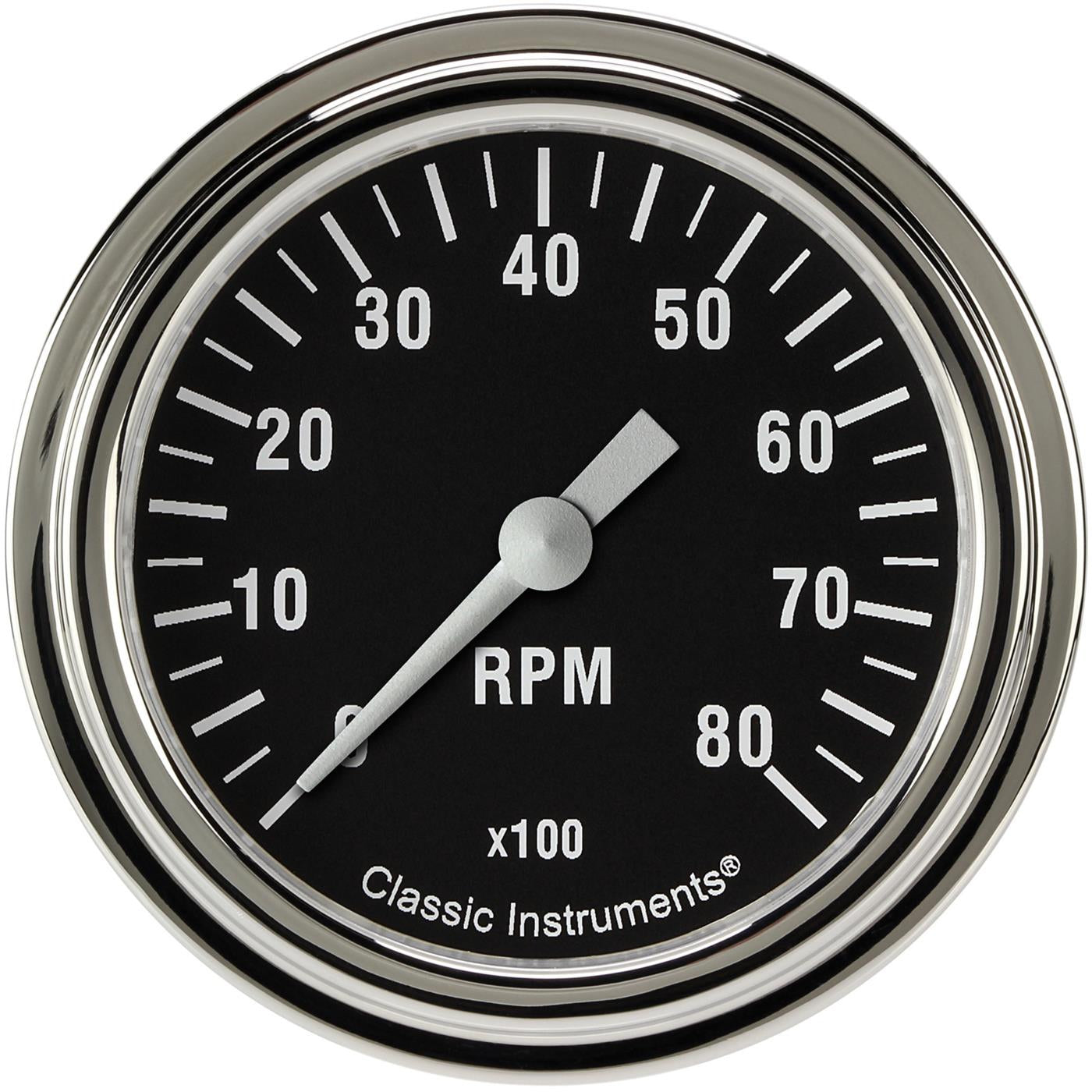 Classic Instruments CLAHR383SLF Hot Rod Tachometer 2-5/8 Full Sweep