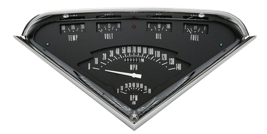 Classic Instruments CLATF01B Tach Force 6 Gauge Set Black
