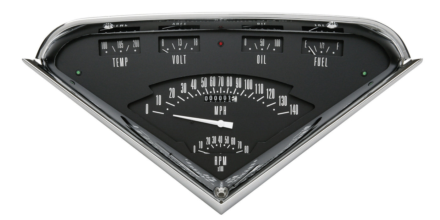 Classic Instruments CLATF01B Tach Force 6 Gauge Set Black