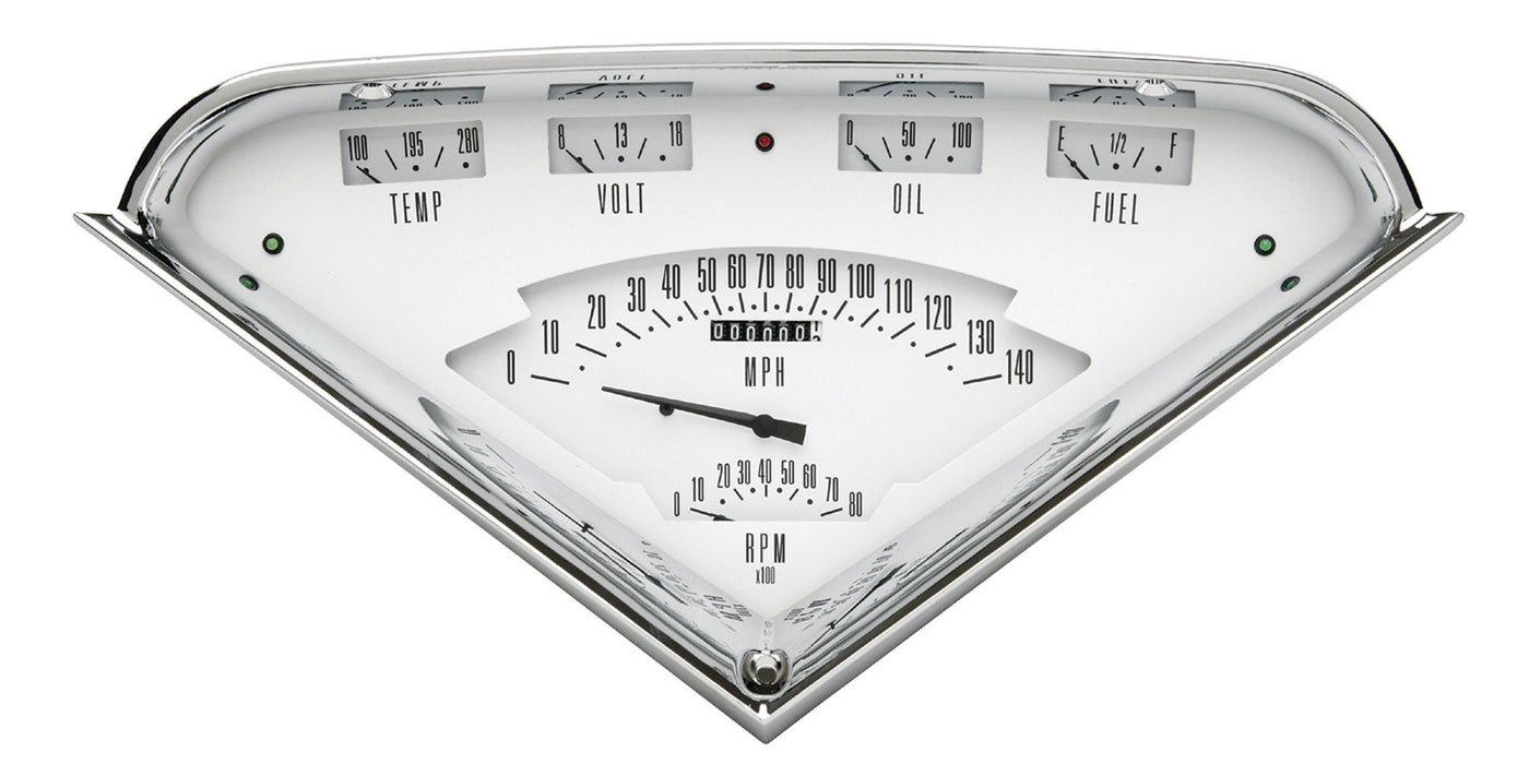 Classic Instruments CLATF01W Tach Force 6 gauge Set White