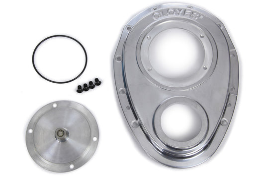 Cloyes CLO9-221 Aluminum Timing Cover - SBC 2pc.