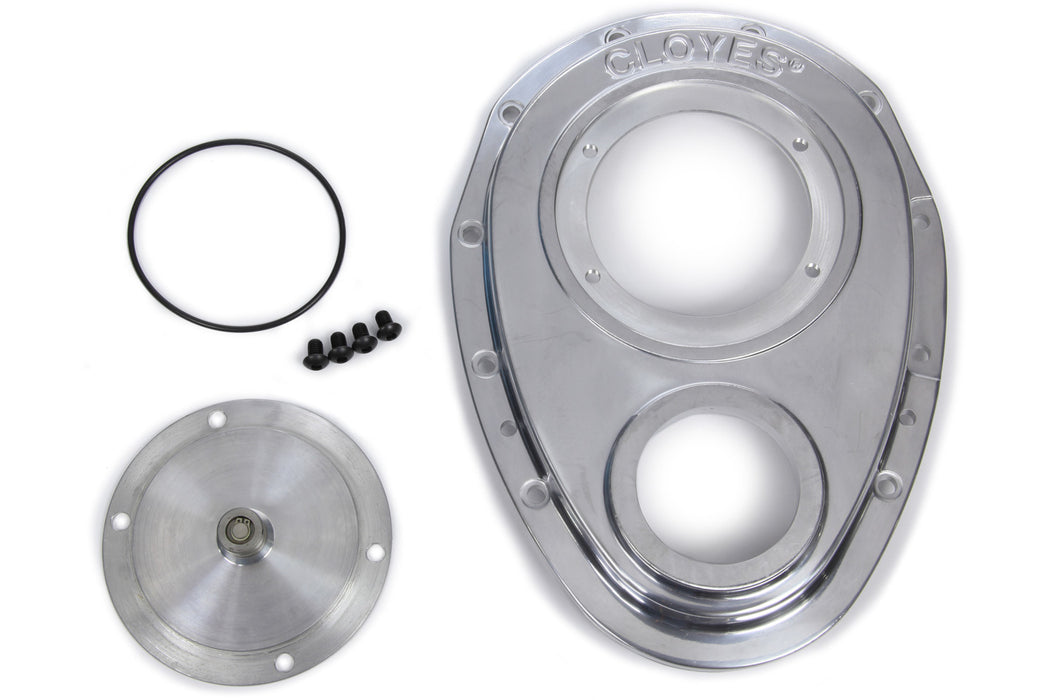 Cloyes CLO9-221 Aluminum Timing Cover - SBC 2pc.
