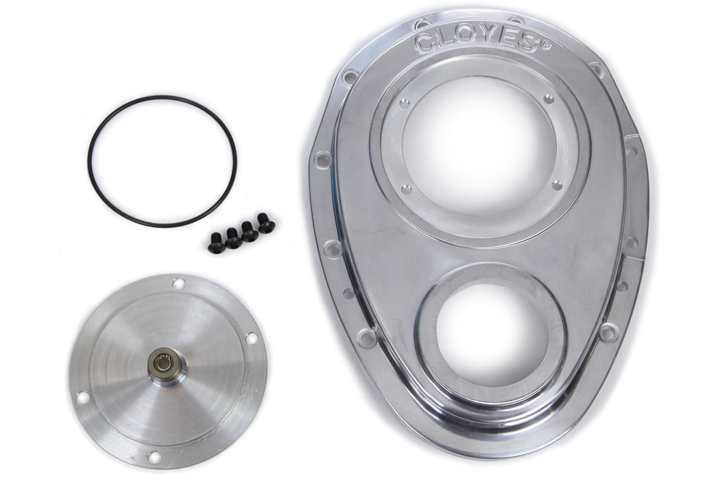 Cloyes CLO9-227 Aluminum Timing Cover - SBC w/BBC Snout