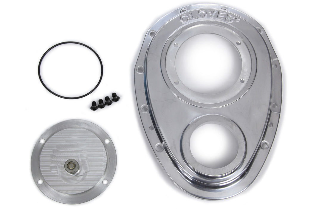 Cloyes CLO9-229 Aluminum Timing Cover - SBC w/BBC Snout 2pc.