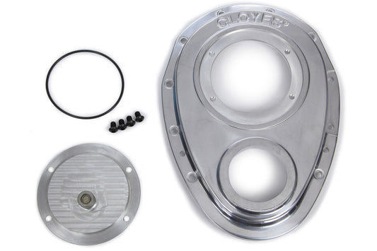 Cloyes CLO9-229 Aluminum Timing Cover - SBC w/BBC Snout 2pc.